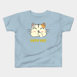 Cute cat lover Kids T-Shirt